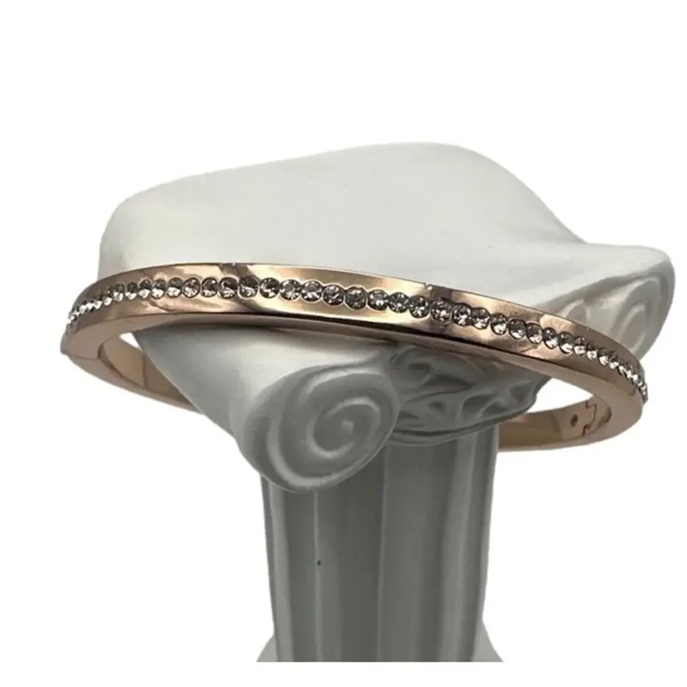KATE SPADE New York Crystal Bangle Bracelet Gold Tone - Picture 3 of 3